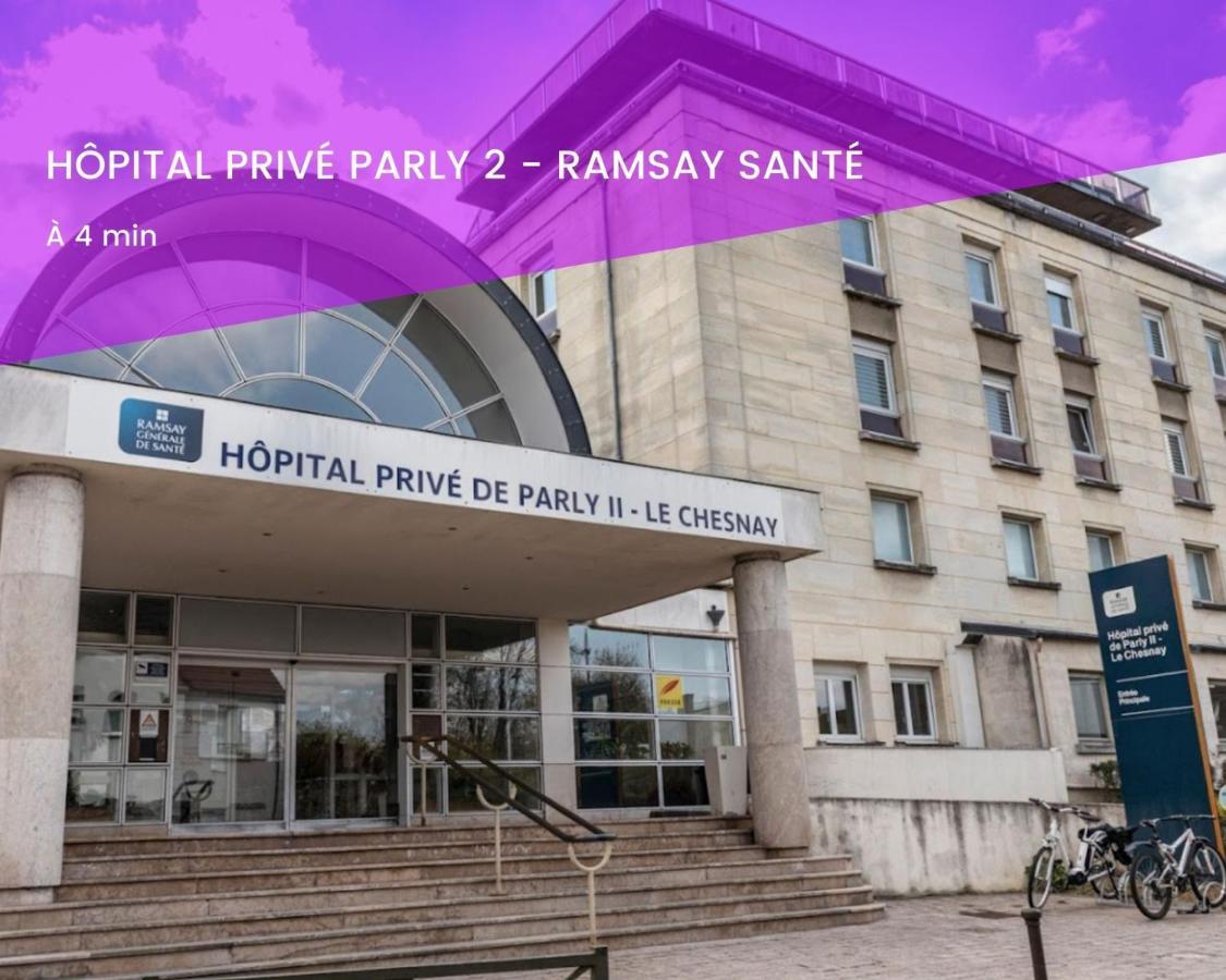 Le Cocon Des Couples Tout Proche Versailles - En Face De L'Hopital Mignot Le Chesnay  Exterior foto